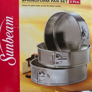 Sunbeam 3 pc Springform Pan Set